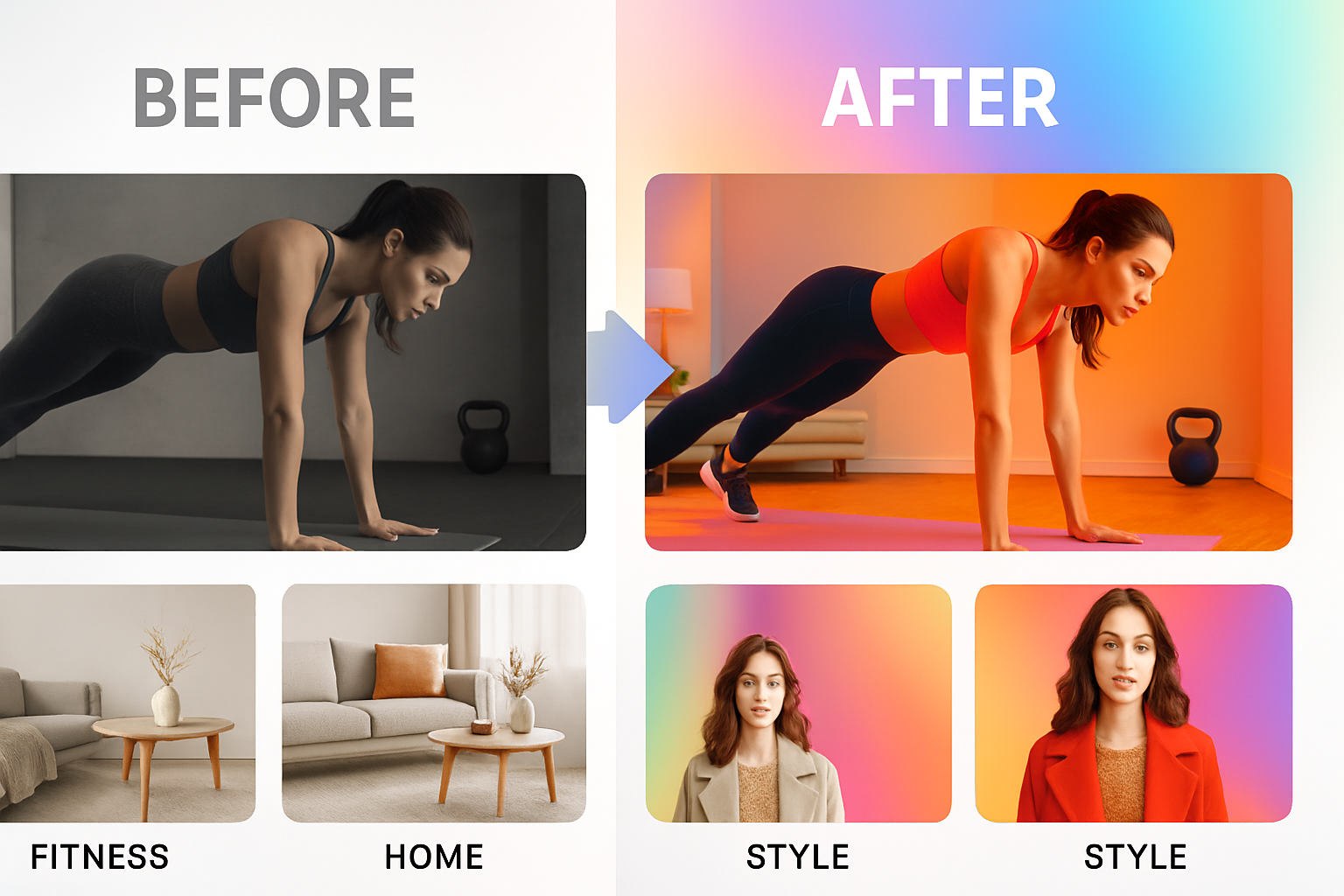 Before & After Video Content with AI (Guide)